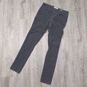 Anthropologie Pilcro & The Letterpress Grey Corduroy Pants Size 27